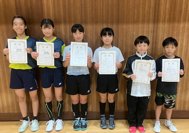 2025年度第43回中江記念杯争奪ダブルス大会結果【ジュニアの部】2025年11月2日